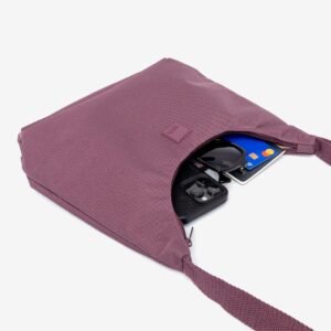 LEFRIK BICO BAG MAROON STRIPES