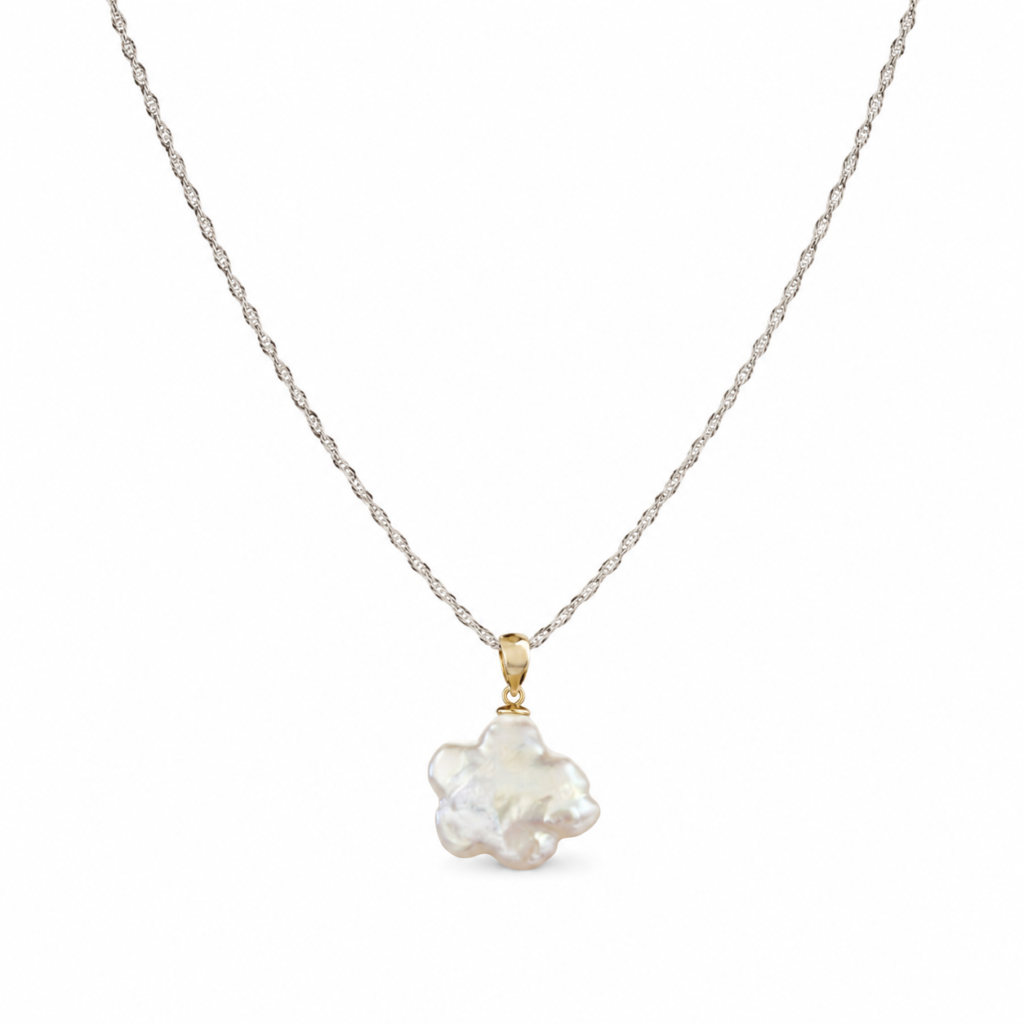Silver neckless cloud.