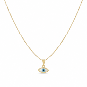 Lucky Eye Necklace.Gold-plated silver 925.